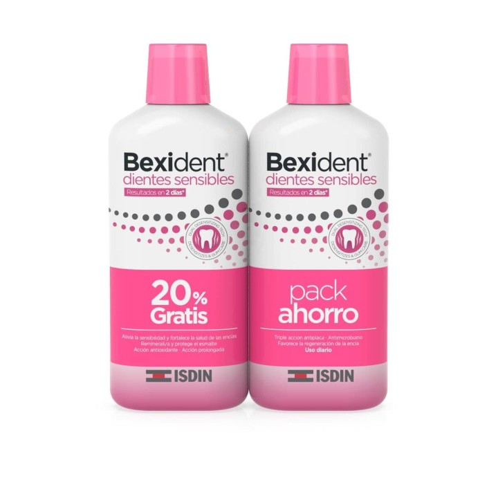 Læbepomade Isdin Bexident Følsomme tænder 500 ml (2 enheder)