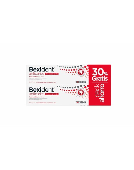 Pasta de Dentes Proteção Anticáries Isdin Bexident 125 ml (2 enheder)