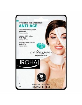 Anti-Ageing Revitalising Mask Cotton Face & Neck Iroha Cotton Face Neck Mask (1 Unit)