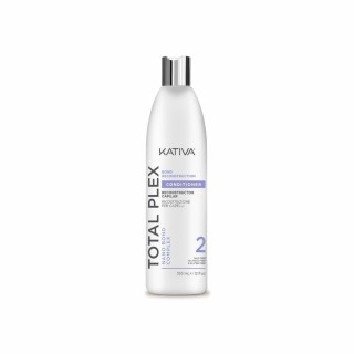 Reparerende Hårbalsam Kativa Total Plex 2 Blondt hår 355 ml