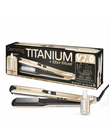 Lisseur à cheveux Saint-Algue TITANIUM V2 ELIXIR RITUAL DEMELISS