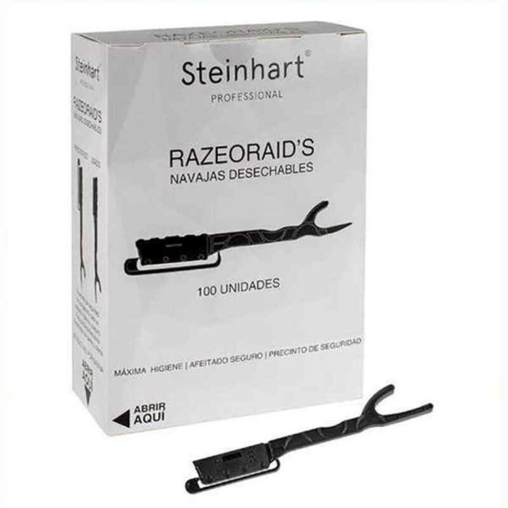 Knivmuslinger Steinhart Razeoraid's Engangsanvendelse Sort 100 enheder (100 uds)