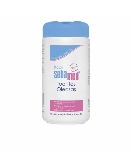 Lingettes imprégnées Sebamed Oily (70 Unités)