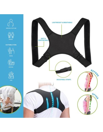 Adaptable Posture Corrector Vivamore Back