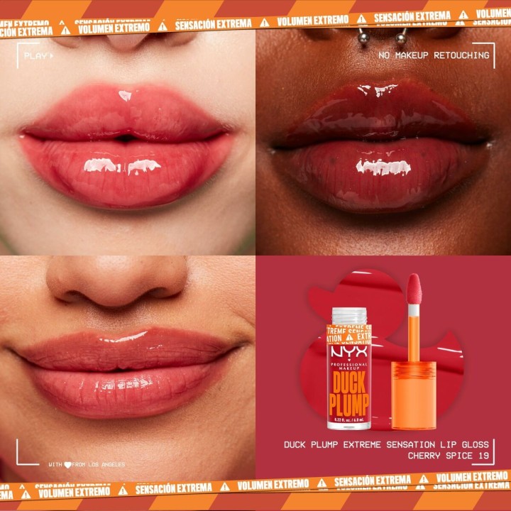 Lip-gloss NYX Duck Plump Cherry spicy 6,8 ml