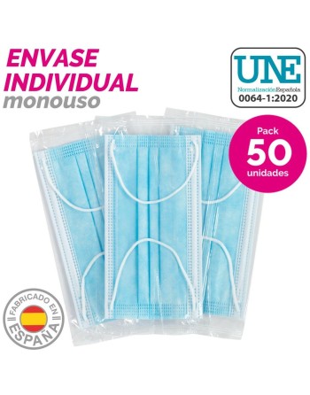 Box of hygienic masks SensiKare 50 Dele (12 enheder)