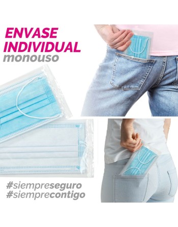 Box of hygienic masks SensiKare 50 Dele (12 enheder)