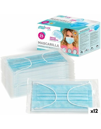 Caja de mascarillas higiénicas SensiKare 25 Piezas (12 Unidades)