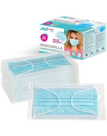 Box of hygienic masks SensiKare 25 Dele (12 enheder)