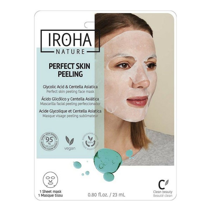 Peelingmaske med glycolsyre Iroha Perfect Skin Peeling 23 ml