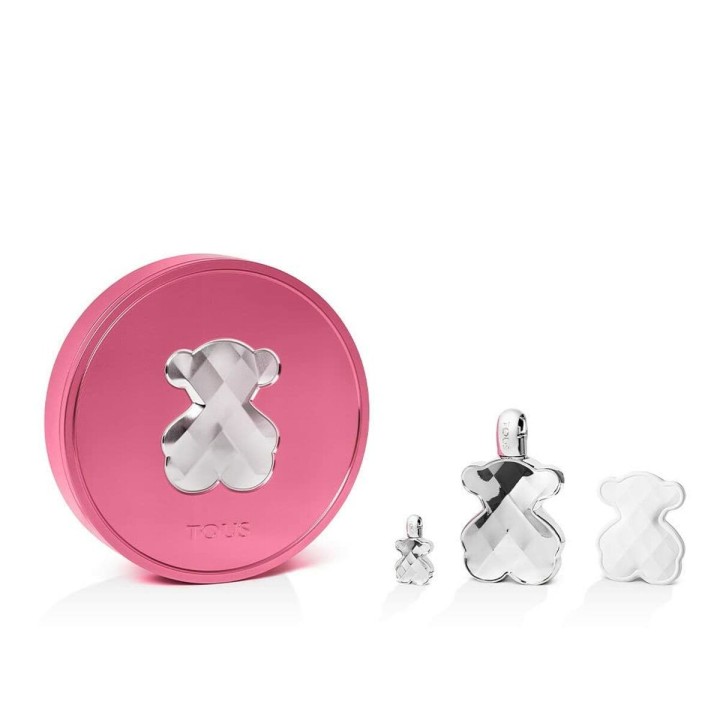 Parfume sæt til kvinder Tous LoveMe The Silver Parfum 3 Dele