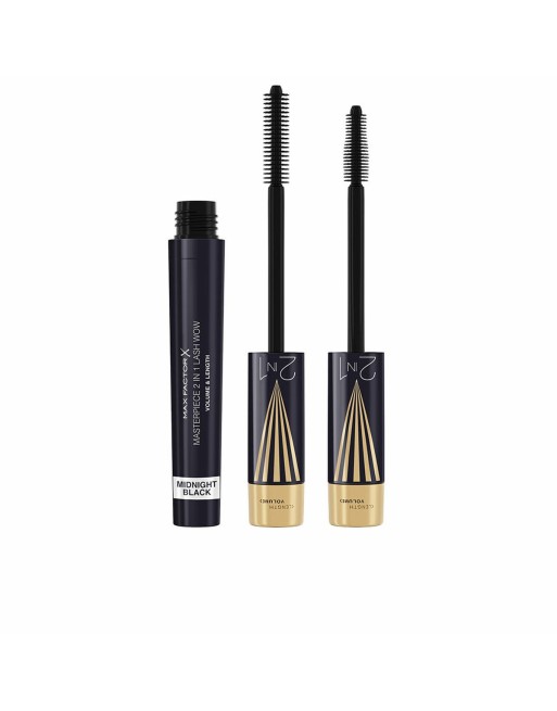 Mascara per Ciglia Max Factor Masterpiece 2 In 1 Lash Wow Nº 03 Midnight black 7 ml