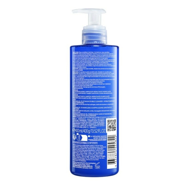 Gel Detergente Viso La Roche Posay Toleriane 400 ml