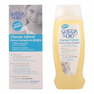 Shampoo Contro i Pidocchi Gotitas de Oro Instituto Español Infantil (500 ml) 500 ml