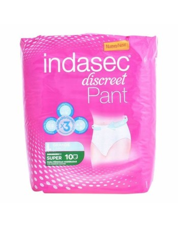Couches pour Incontinence Pant Super Talla Grande Indasec 3821866 (10 uds)