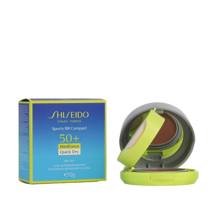 Polveri Compatte Shiseido WetForce Quick Dry Sports Very Dark SPF 50+ 12 g