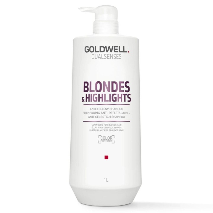 Champú Matizante para Cabellos Rubios Goldwell Dualsenses Blondes & Highlights 1 L