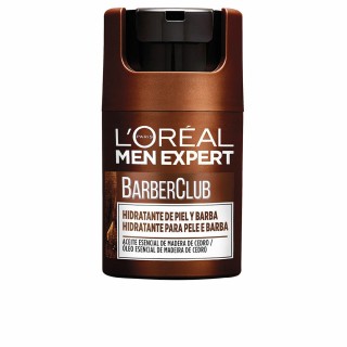 Fugtgivende ansigtscreme L'Oreal Make Up Men Expert Barber Club 50 ml Skæg