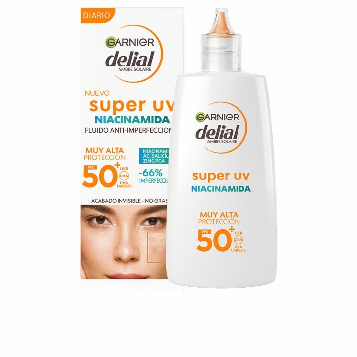 Anti-Defekt Behandling Garnier Delial Super Uv Spf 50 40 ml Niacinamid
