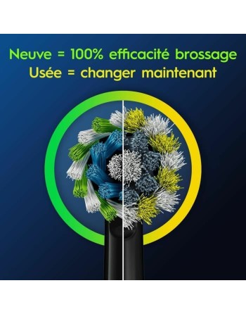 Cabezal de Recambio Oral-B Pro Cross action Negro 4 Unidades