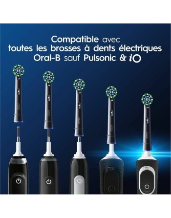 Ersatzkopf Oral-B Pro Cross action Schwarz 4 Stück