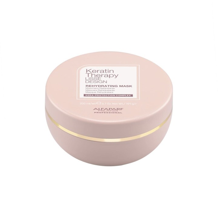 Fugtgivende maske Alfaparf Milano Keratin Therapy Lisse Design 200 ml