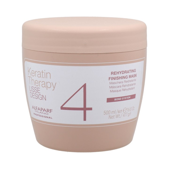 Masque nourrissant pour cheveux Alfaparf Milano Keratin Therapy Lisse Design 500 ml
