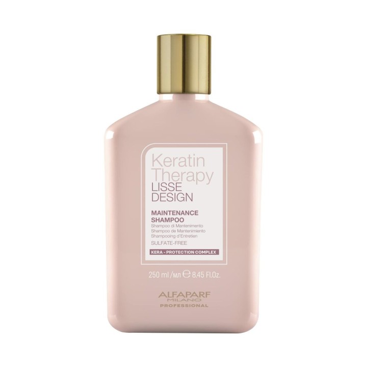 Shampoo Nutriente Alfaparf Milano Keratin Therapy Lisse Design 250 ml