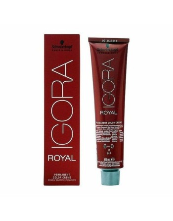 Permanent Dye Schwarzkopf Igora Royal Nº 6-0 Nº 9.0-rubio muy claro Nº 8.0-rubio claro 60 ml