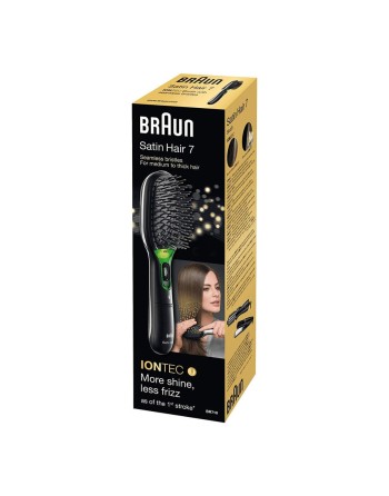 Smoothing Brush Braun Satin Hair 7 br710e Black Ionic