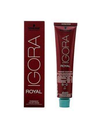 Tintura Permanente Igora Royal Schwarzkopf Igora Royal 8-0 Nº 8-0 Nº 9.0-rubio muy claro Nº 8.0-rubio claro 60 ml