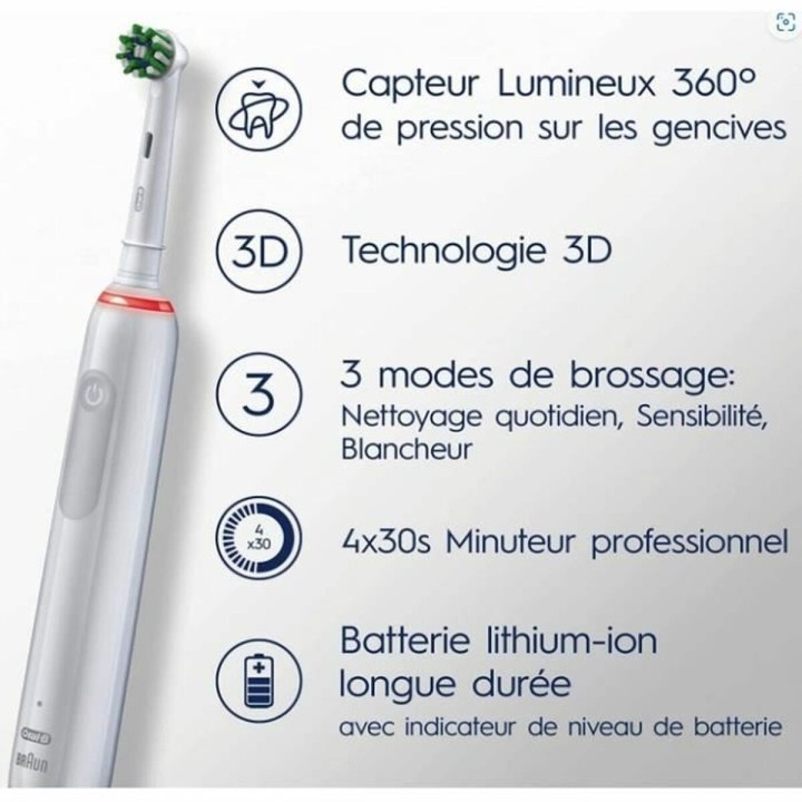 Elektrisk tandbørste Oral-B PRO 3 3000