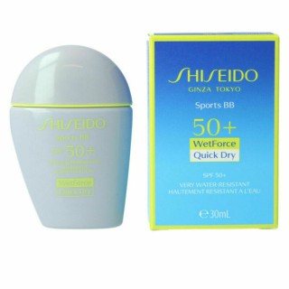 Base de Maquillaje Cremosa Sports BB Shiseido Sports BB SPF50+ SPf 50+ Very Dark Spf 50 30 ml (30 ml)