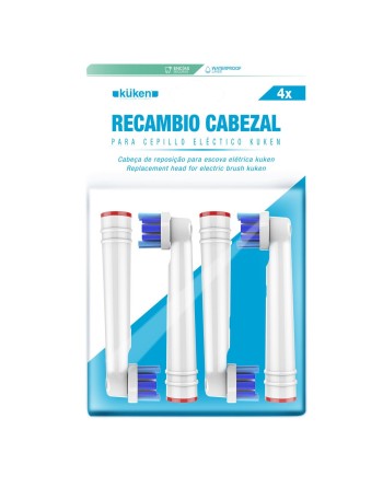 Testina di Ricambio Küken 34180 Bianco 4 Unità