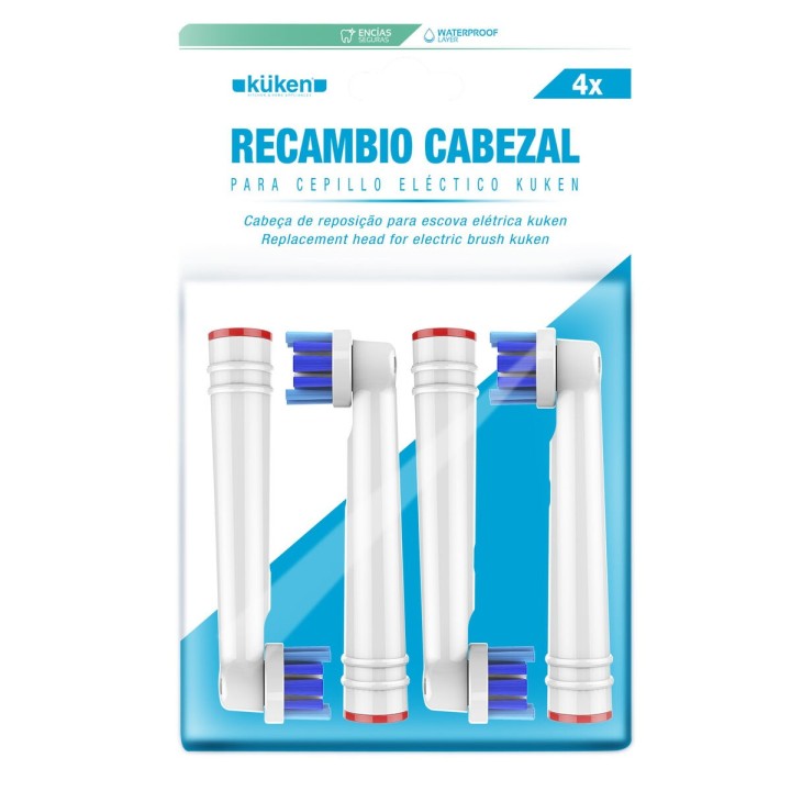 Cabezal de Recambio Küken 34180 Blanco 4 Unidades