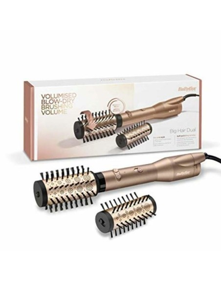 Glättbürste AS952E Babyliss Schwarz Champagner Gold Elektrisch (2 Stück) (1 Stück) 650W (3 pcs)