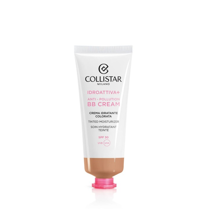 Feuchtigkeitscreme mit Farbe Collistar Iddroattiva+ Nº 3 dark Spf 30 50 ml Anti-Pollution
