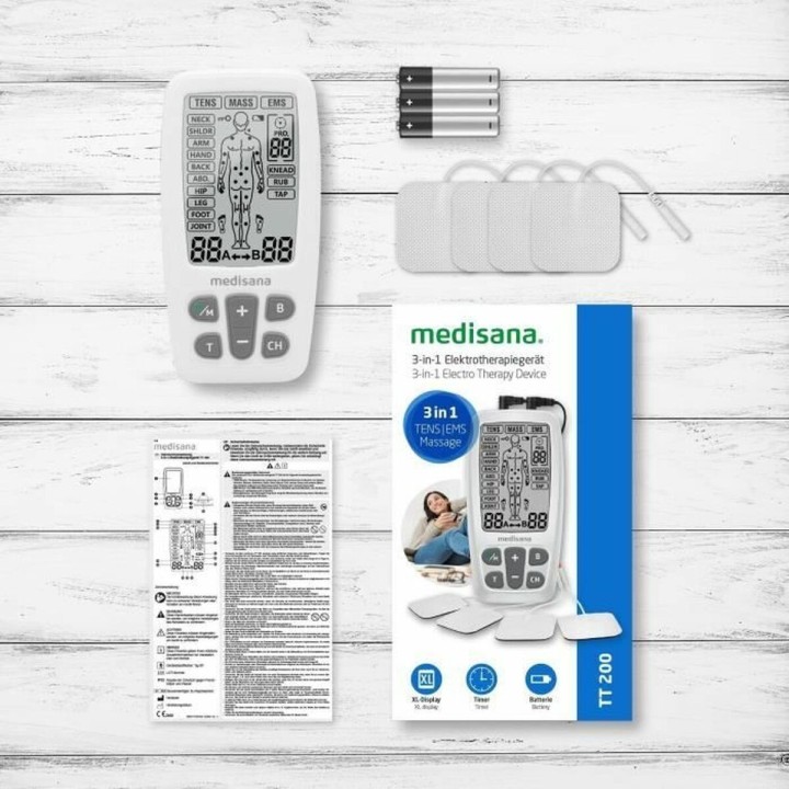 Électrostimulateur Musculaire Medisana Noir/Blanc
