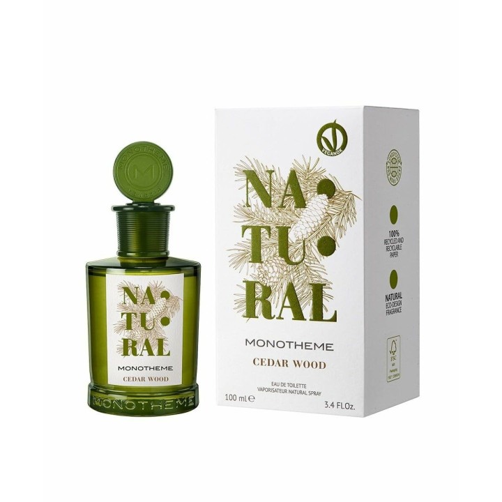 Unisex parfume Monotheme Venezia Natural Cedar Wood EDT 100 ml