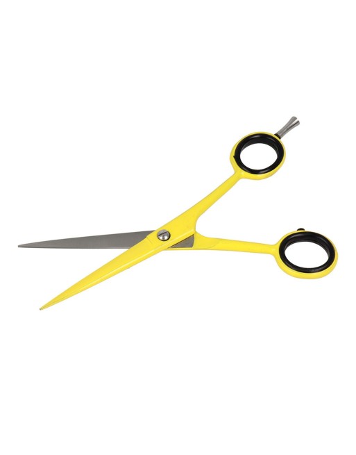 Hair scissors Zenish Professional 6" Yellow Neon