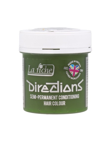 Acondicionador Reforzador de Color La Riché Directions Fluorescent 88 ml Coloración Semipermanente Verde