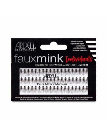 Lot de faux cils Ardell Medium Noir Individuel 60 Pièces