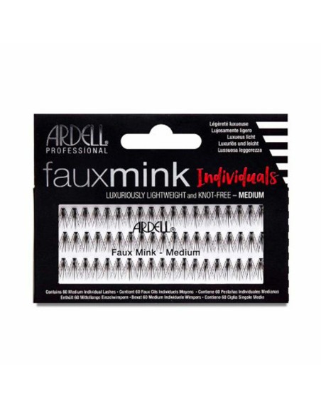 Set of false eyelashes Ardell Medium Black Individual 60 Pieces