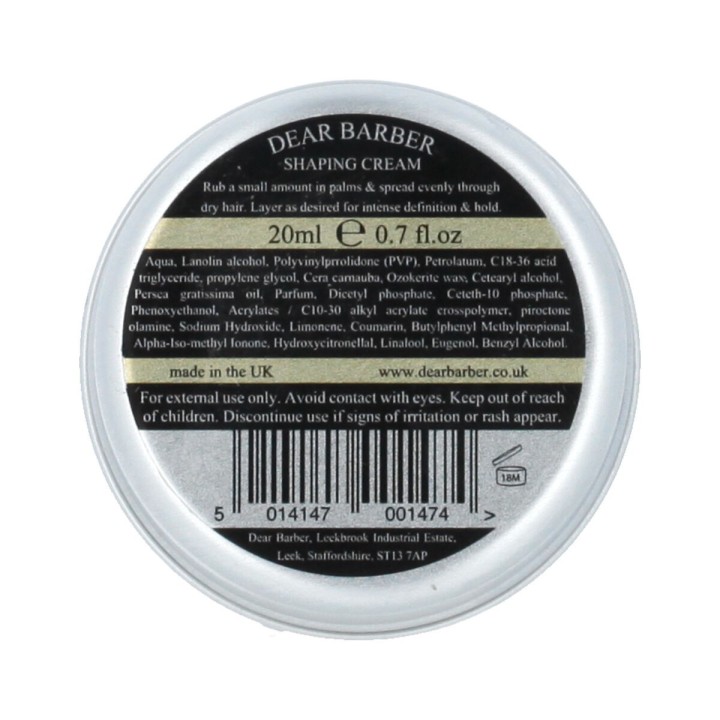 Flexible Fixing Cream Dear Barber