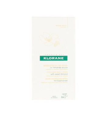 Bandes Épilatoire Corporelles Klorane Amande douce