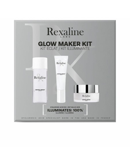 Set de Cosmétiques Femme Rexaline Crystal Bright Glow 3 Pièces