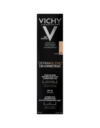 Fluid Makeup Basis Vichy Dermablend 3D 30 ml Sand Spf 25