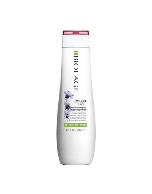 Shampoo med mateffekt til Blond Hår Biolage Colorlast Purple 250 ml