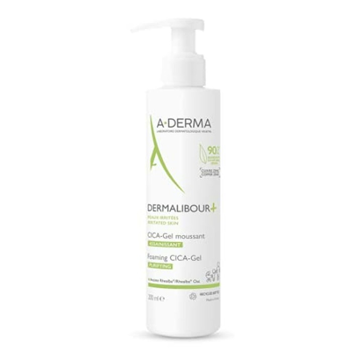 Gel Limpiador A-Derma Dermalibour+ Cica Purificante