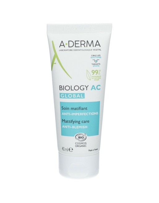 Day Cream A-Derma Biology Ac Global Soin Matifiant Anti-Imperfection